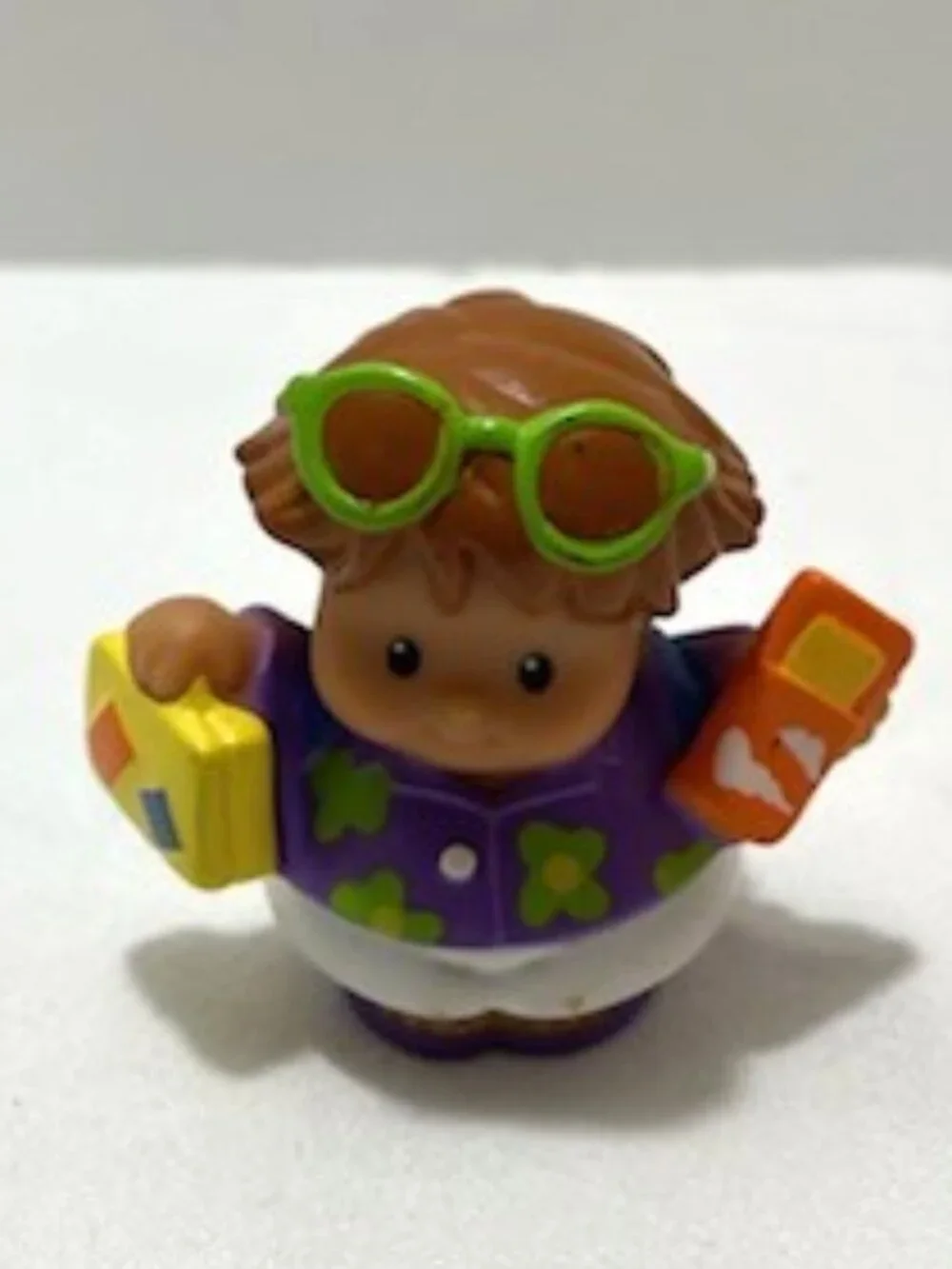 Fisher Price Little People School Bus‎ 2 Figures Vintage Retro Classic